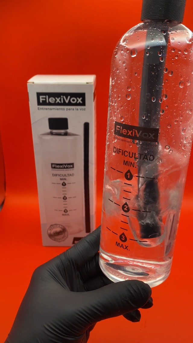 Amélioration Santé Vocale Kit D'entraînement Vocal FlexiVox Avec Méthode Lax Vox - Tube Silicone + Ebook + Sac De Rangement Relaxation Cordes Vocales