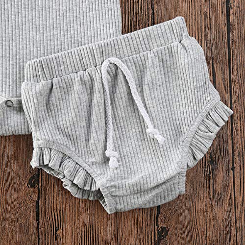 Image of Baby Boy Clothes 0 3 6 9 12 18 Months Romper Shorts Set