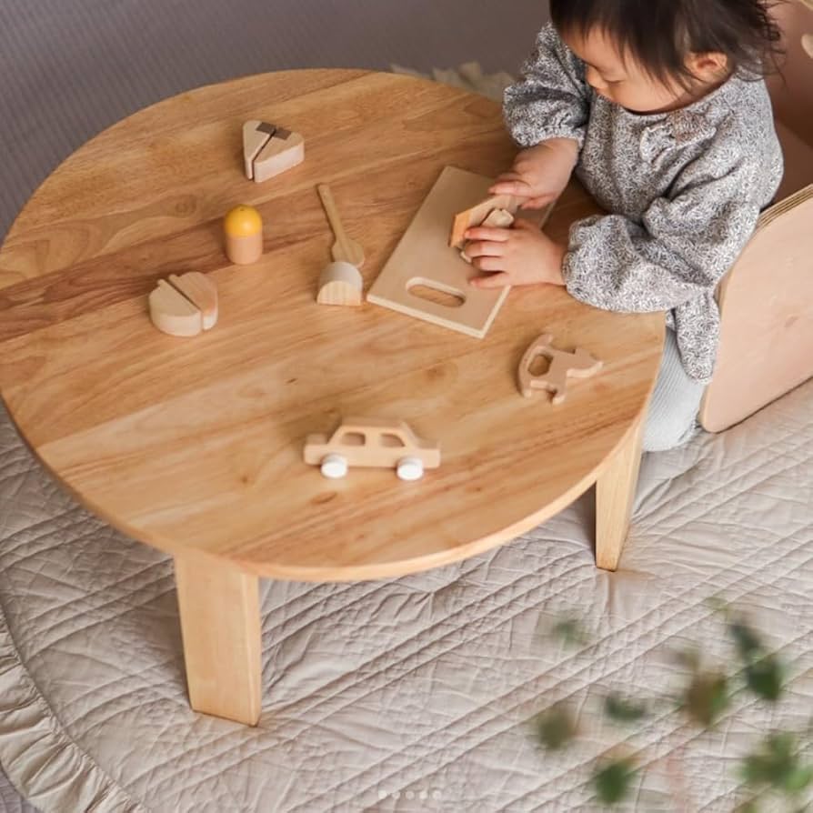 Amazon｜イーサプライ ちゃぶ台 折りたたみ 丸テーブル 直径60cm