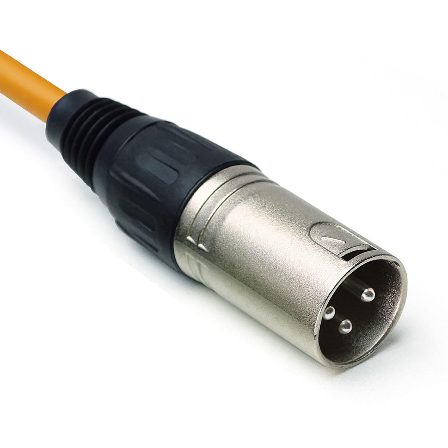 keepdrum mc001xx-10m-or - Cable de micrófono XLR de 3 pines (10 m, 4 unidades), color naranja