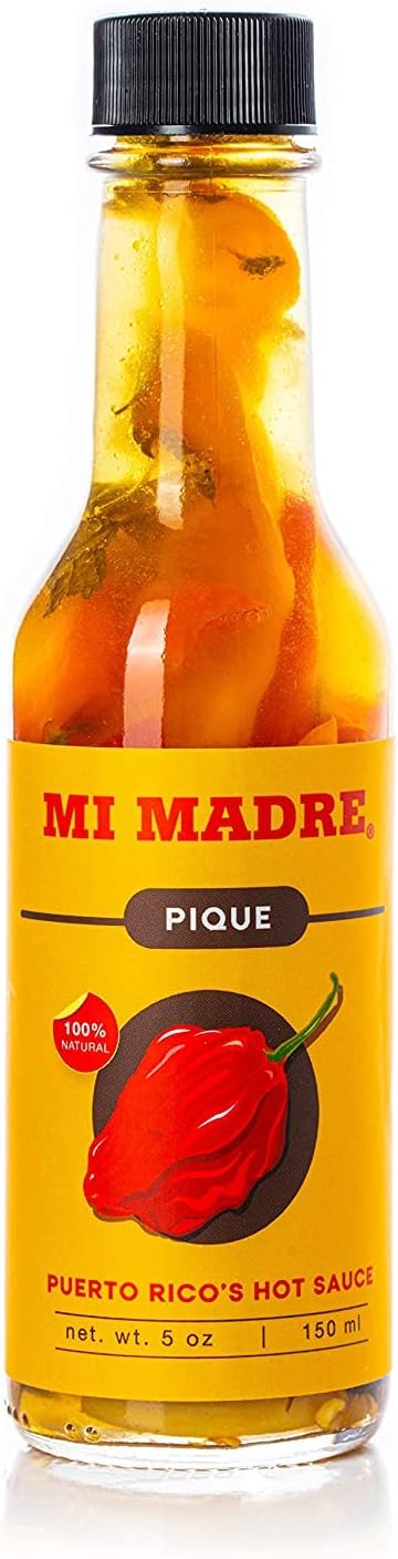 Pique Hot Sauce, Handcrafted in Puerto Rico, 100 Percent Natural, 5 Ounce (Pack of 1)