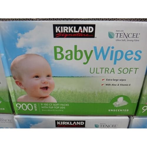 Kirkland Baby Wipes Unscented, 100 Count