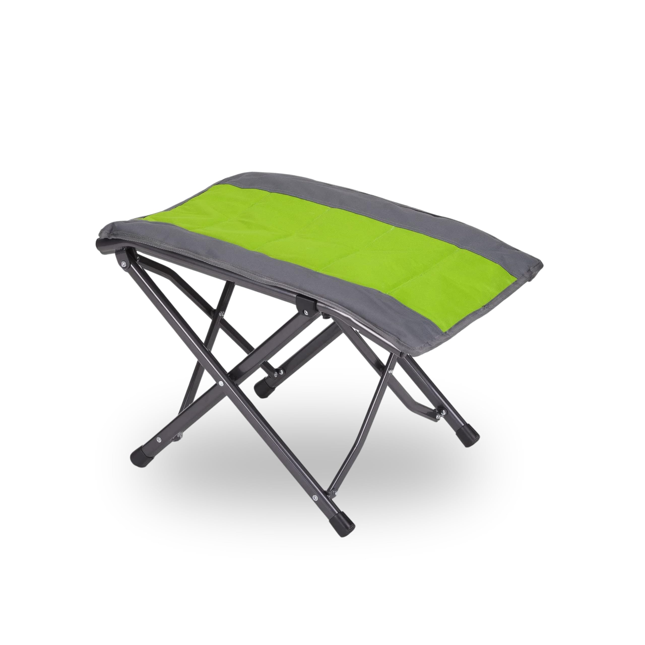 BERGER Siena Faltbare Beinauflage | Klapphocker Camping Fußhocker Outdoor belastbar bis 120 kg | Campinghocker klappbar mit Tragetasche