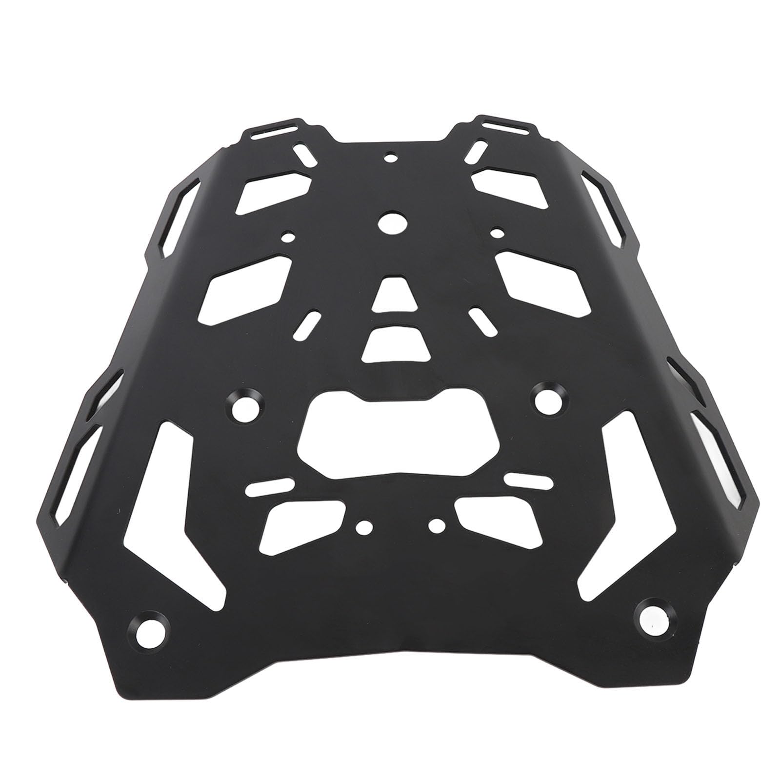 Jeffergarden Bagażnik Tylny Motocykla 3MM Aluminiowy Tylny Wspornik Bagażnika z przedłużoną płytą do Przechowywania Matowy Czarny Szybki montaż dla XL750 2023 2024 Touring Dojazdy