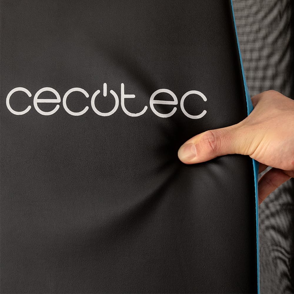 Nærbillede af polstret pude på Cecotec HomeGym