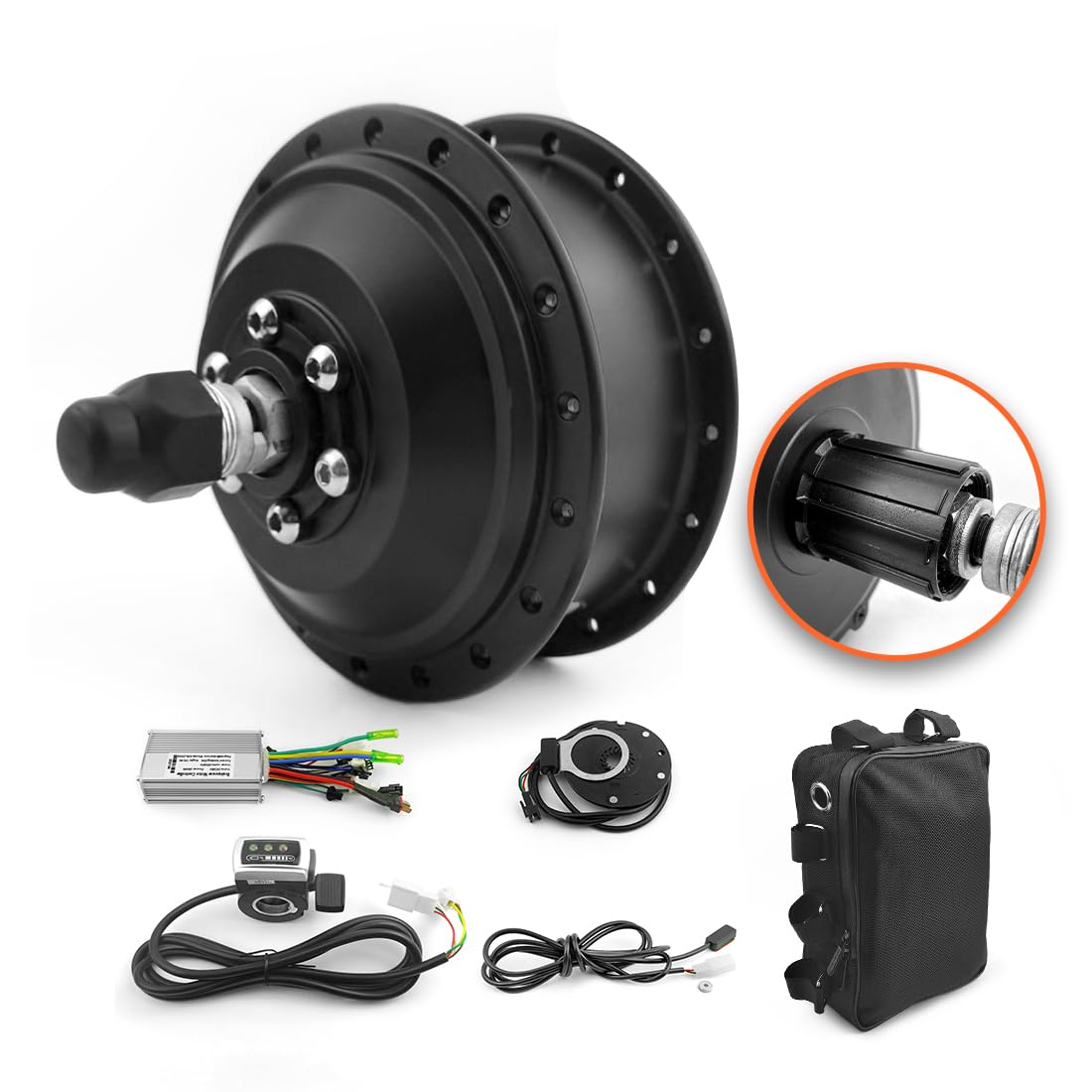 Amazon.co.jp: DIY電動自転車ハブモーター350w 36v後部Eバイク
