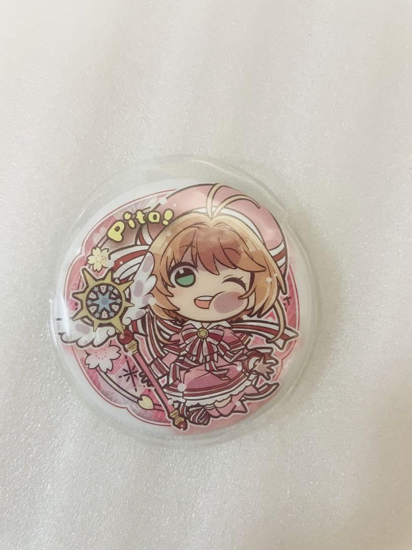Amazon.co.jp: カードキャプターさくら ぴたでふぉるめ 缶バッジさくら 