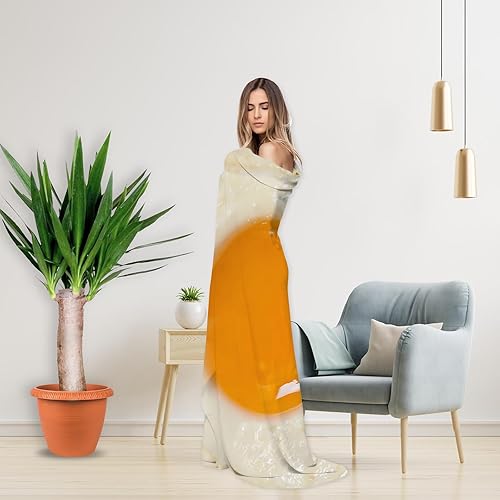 Miniatura 10 de Divertida manta de cebolla para adultos y niños, suave y cómoda manta redonda de franela novedosa para ropa de cama, manta gigante de alimentos