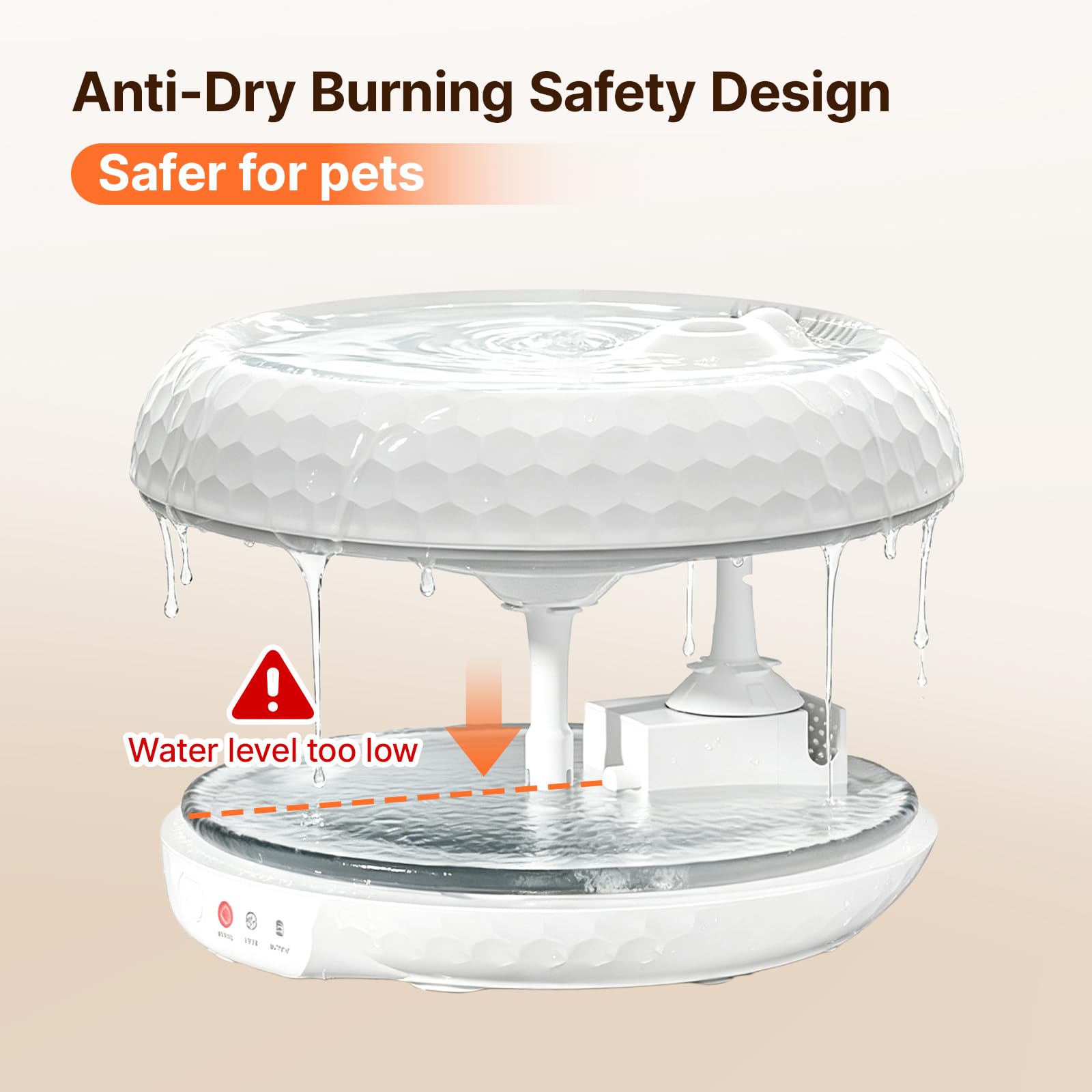 Fuente de agua para gatos para beber