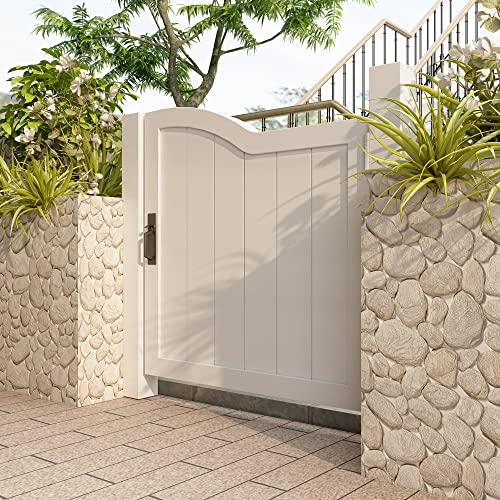 Sdstone Gate Latch Heavy Duty For Wooden Fence，Aluminum Double Side Gate Latch For Outdoor Fence，Self Locking Outswinging Door Latch Gate Hardware（Black） #TOP6