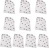 10PCS Small Artificial Fruit Slices Realistic Fake Kiwifruit Slices Dragon Blocks Petals Bright