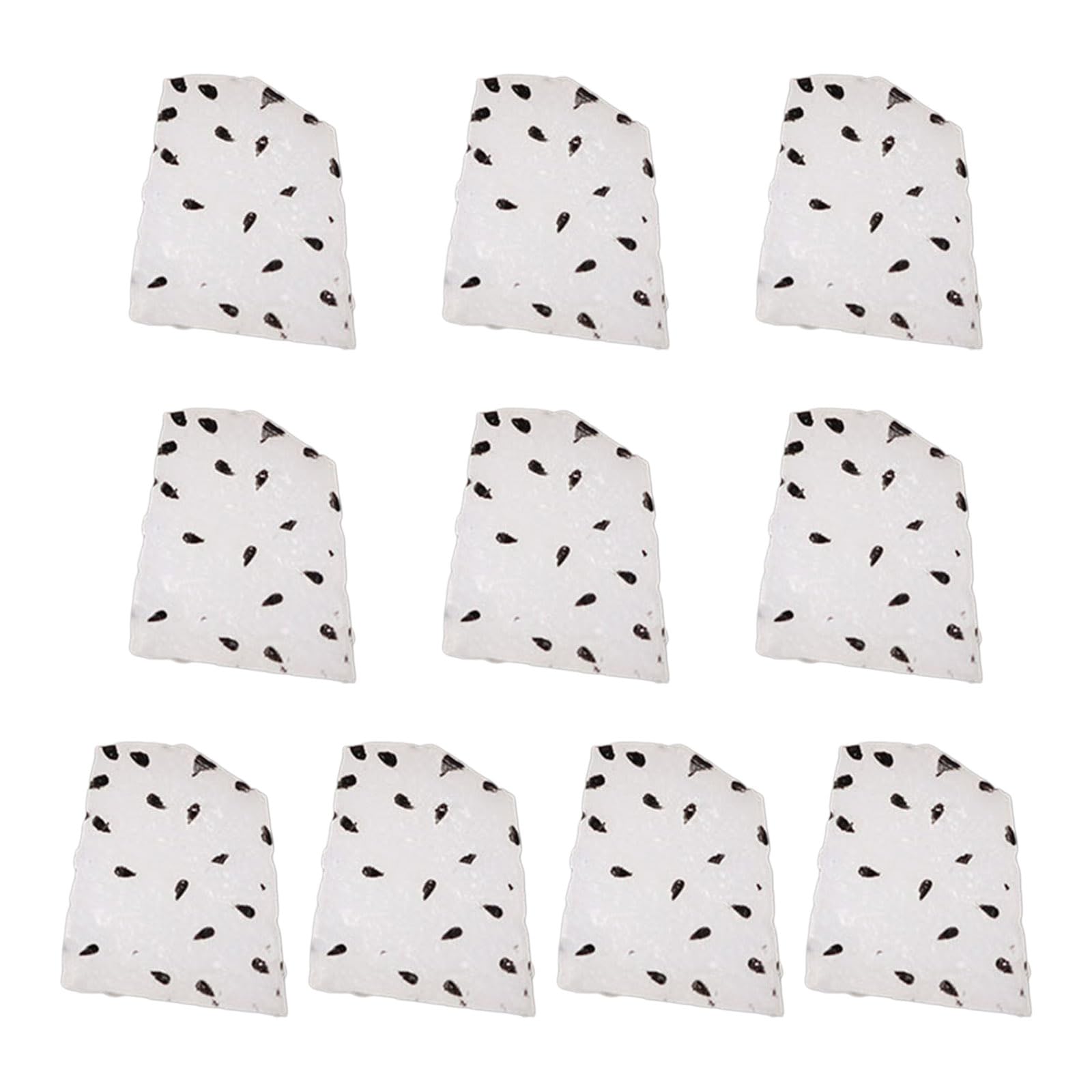Buxuaaaa White Dragon Fruit 10Pcs Small Artificial Fruit Slices Realistic Fake Fruit Kiwifruit Slices Dragon Blocks Petals Specifications