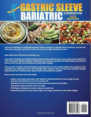 GASTRIC SLEEVE BARIATRIC COOKBOOK: 1700-Day Easy Recipe Book | Tasty and Healthy food for Life Befor