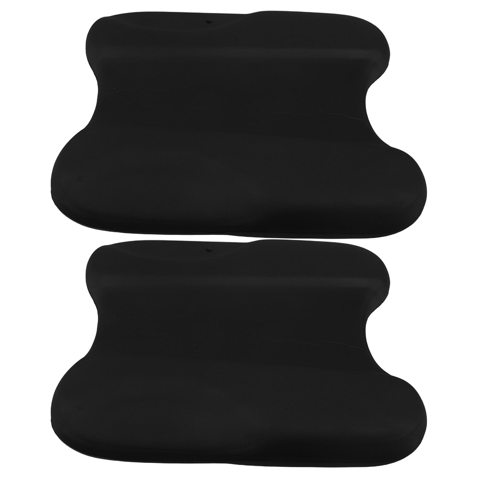 Lot de 2 Planches de Natation Noires pour Adultes Planche D’Entraînement Flottante Ergonomique en Mousse Résistante pour Apprentissage Sécurité et Exercices en Piscine