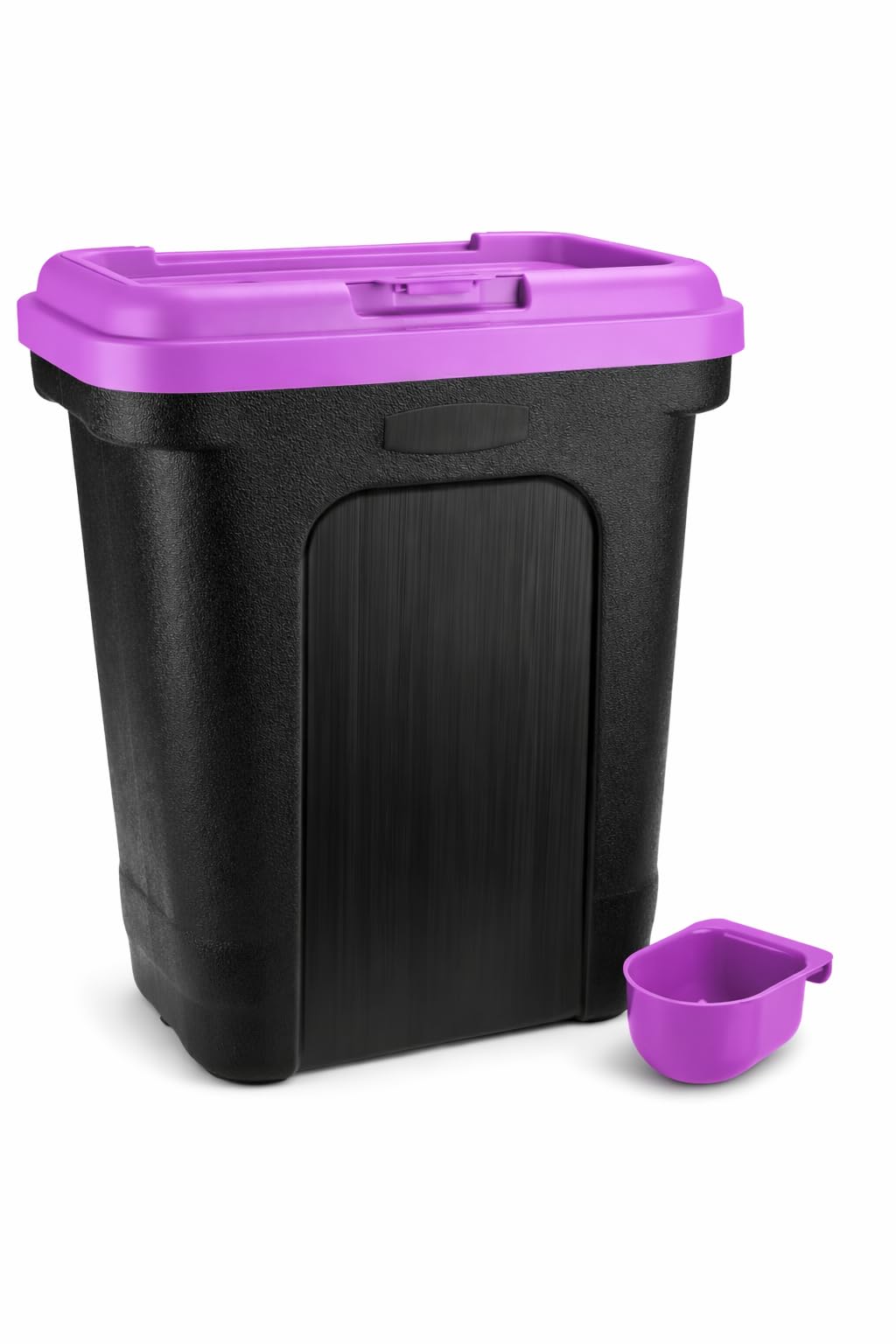 raxter Pet Food Storage Container, 30L/15kg, Flip Top Lock with Airtight Seal, Includes Scoop, for Dog Food, Cat Food and Treats (Purple) — image 1
