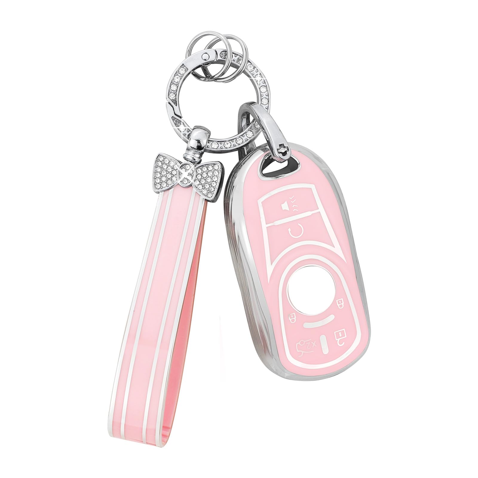 Amazon.com: PIFOOG Key Fob Cover for Buick Bling Keychain Envista