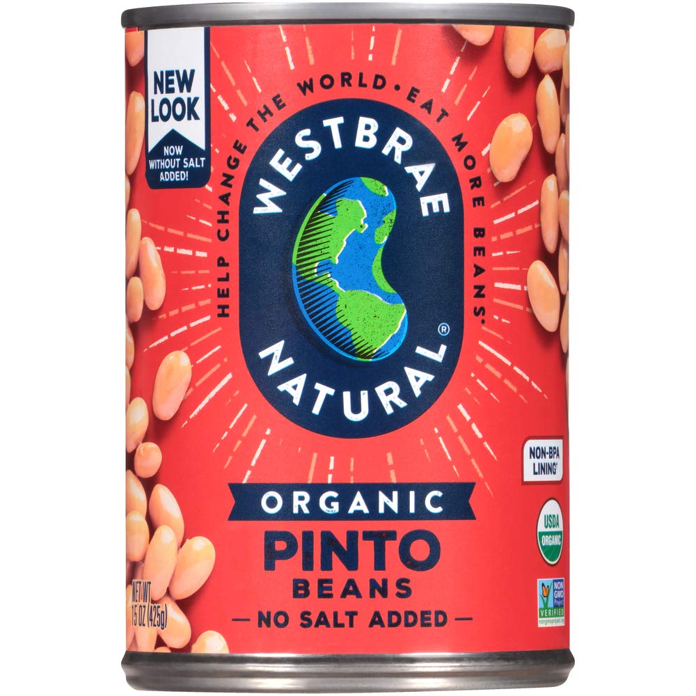 Westbrae Natural Organic Pinto Beans, 15 Ounce (Pack of 12)