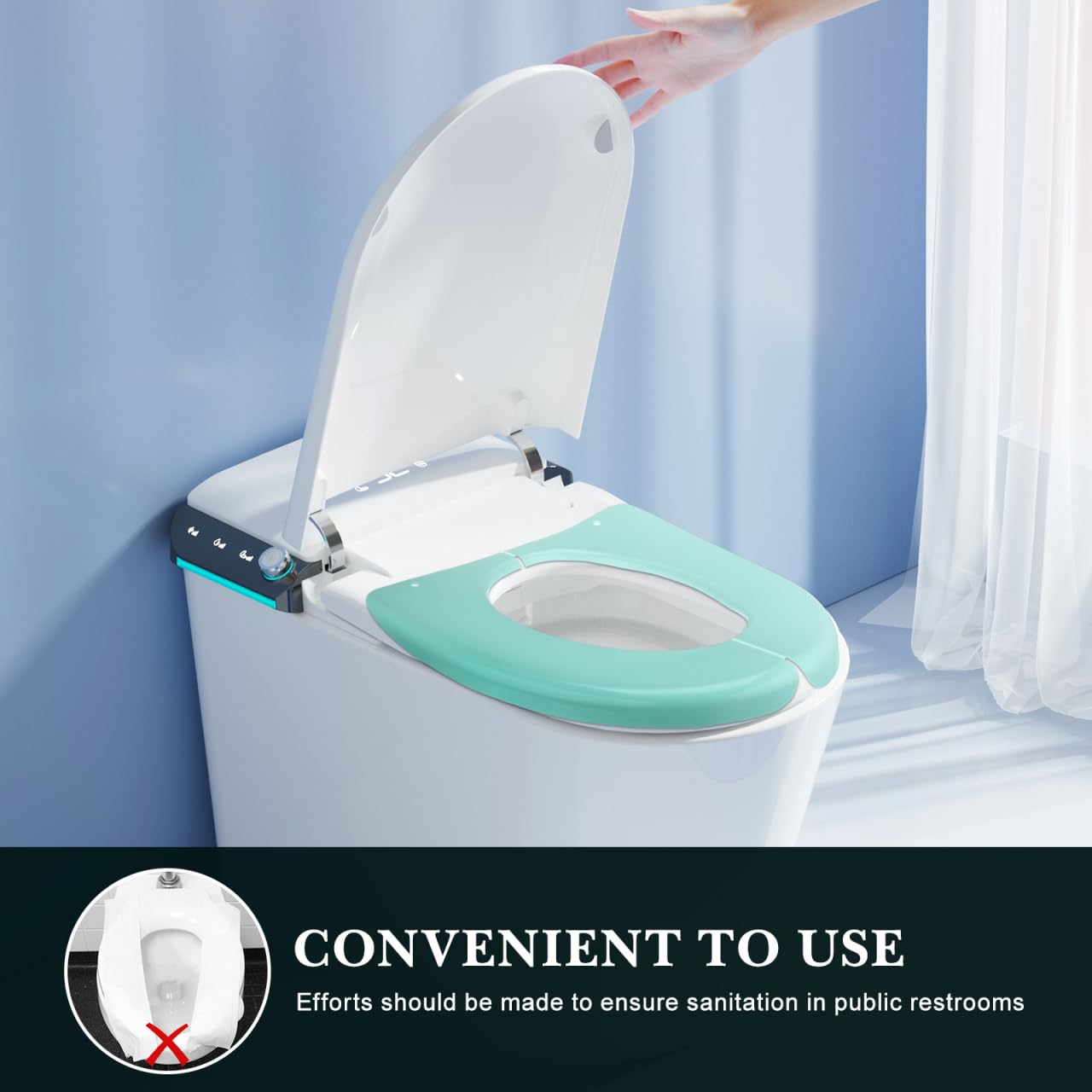 Sedile WC pieghevole in silicone portatile, per sedile igienico, portatile, portatile, da viaggio, con cuscino in silicone antiscivolo, riciclabile per vasetto da viaggio