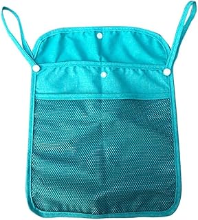 Baby Stroller Organizer With Two compartments Front Mesh Pocket for Bottle Nappy Diaper Storage, Detachable Straps,Fits for different Stroller