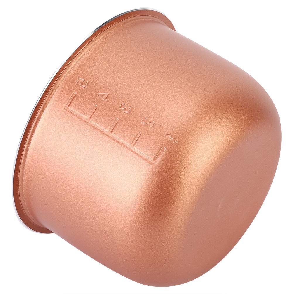 Inner Pot Rice Cooker, 6.2 X 4.1 in Rice Cooker Inner Cooking Pot, Protection Paint Inner Cooking Pot for Homes Apartments-image-5
