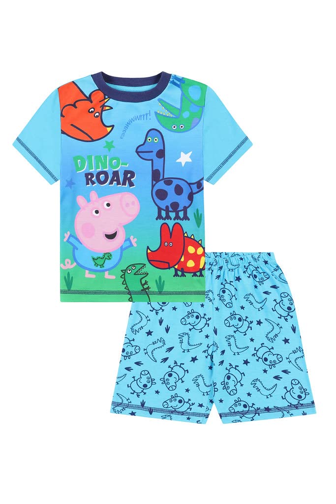 Peppa PigBoys George Pig Dino Roar Boys Short W23 Pyjama Set