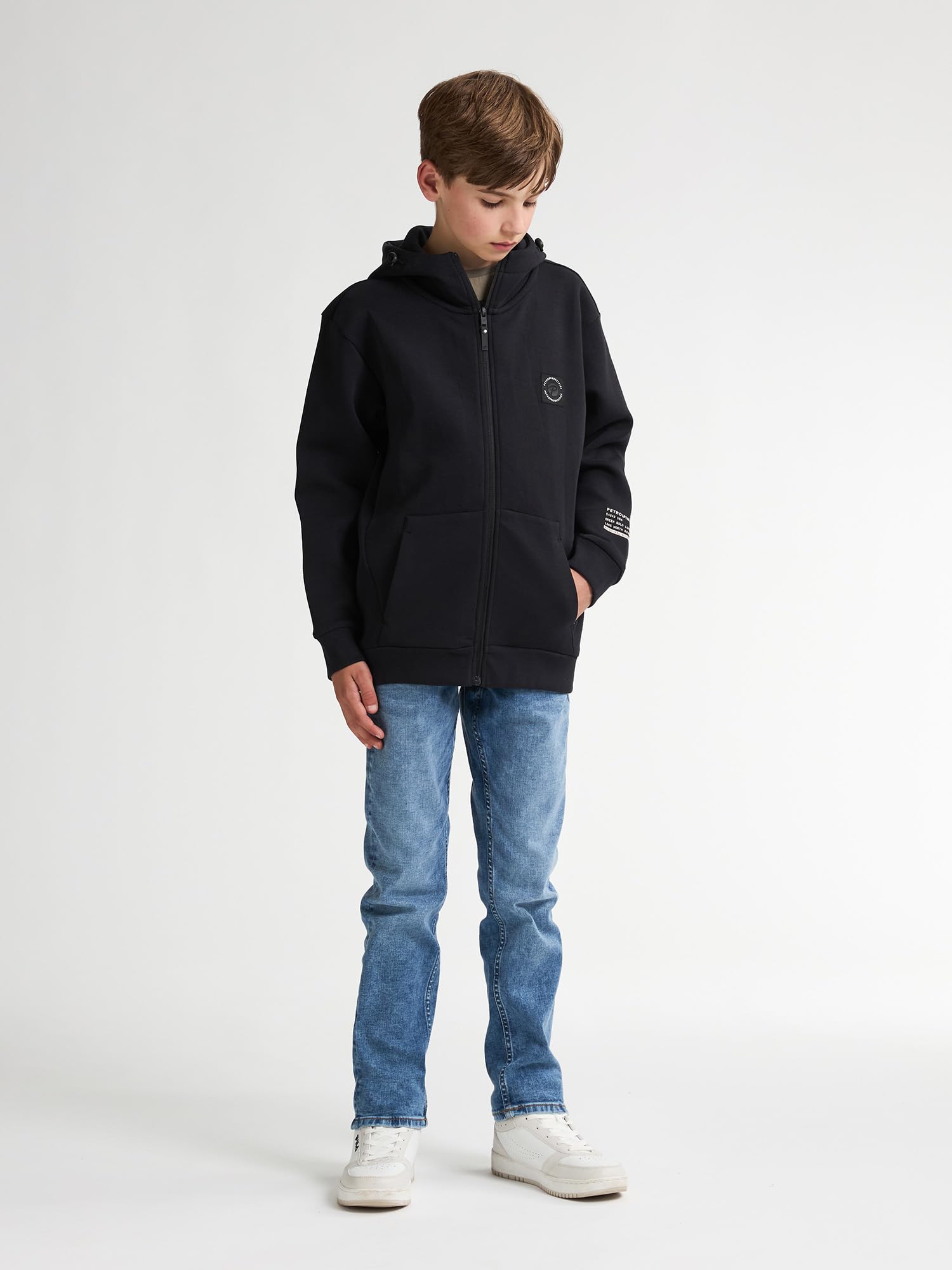 Petrol Industries - Hooded Zip Sweater Siskiyou