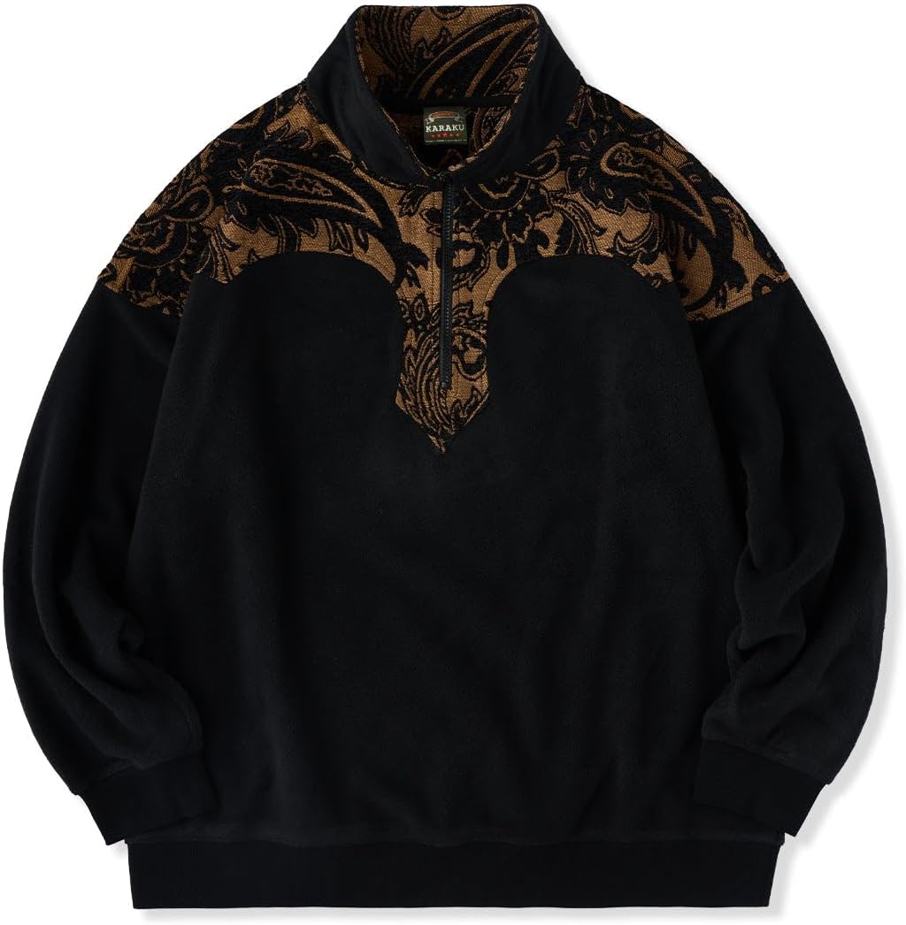 KARAKUレトロスタイルペイズリー柄ジャケット KARAKUレトロスタイル