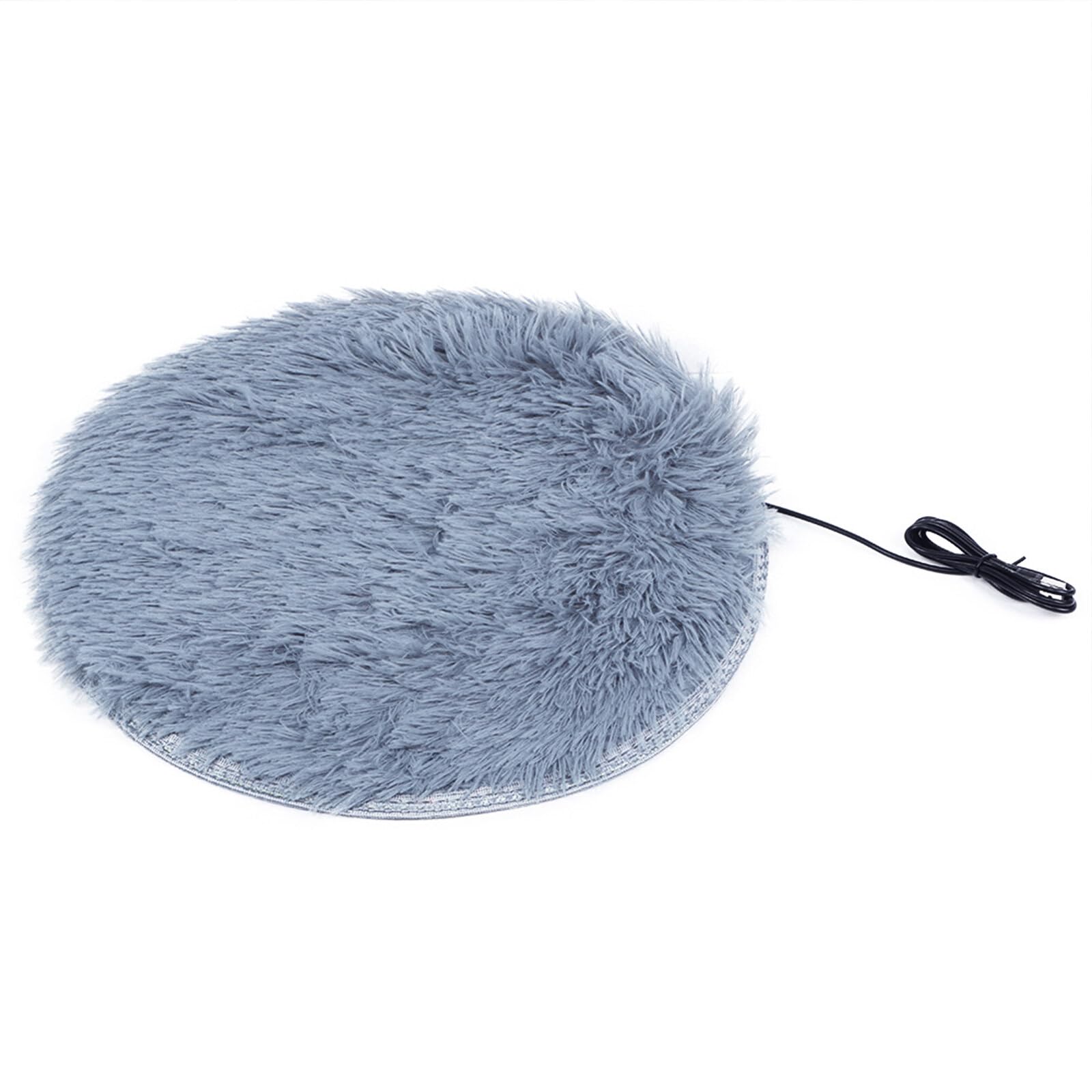 Haokaini Manta Calefactora para Mascotas Calefacción Constante Almohadilla Calefactora Eléctrica Colchón Felpa Alfombra de Cama Calentada con Cable USB para Perros Pequeños Gatos Gatitos