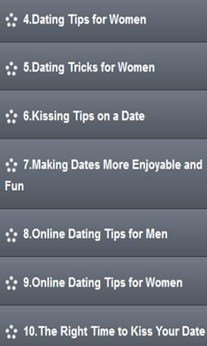 Dating Tips