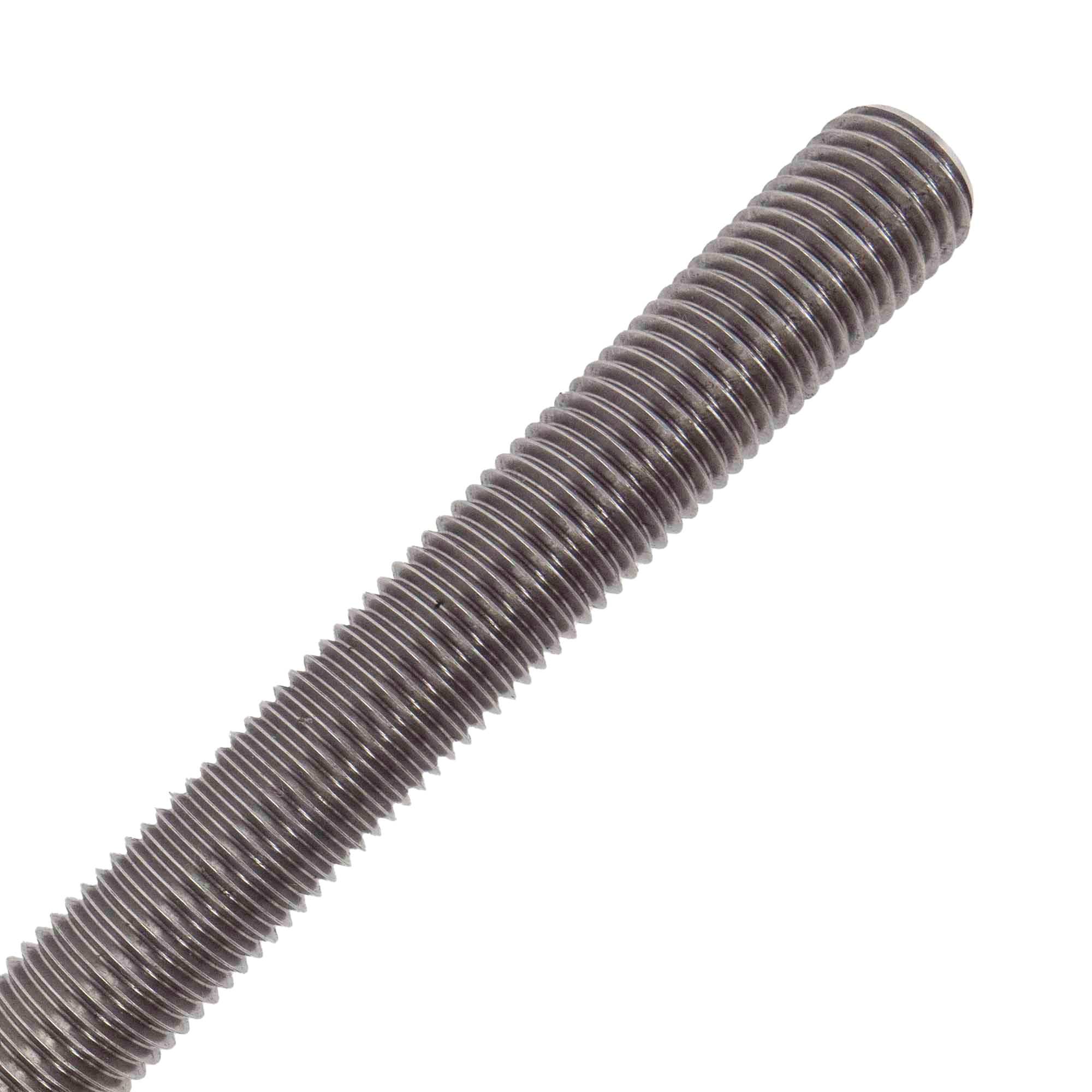 Fasteners Plus Type 304 Stainless Steel Fully Threaded Rod, 3/8" -16 Thread Size, 12" Length Right Hand Threads