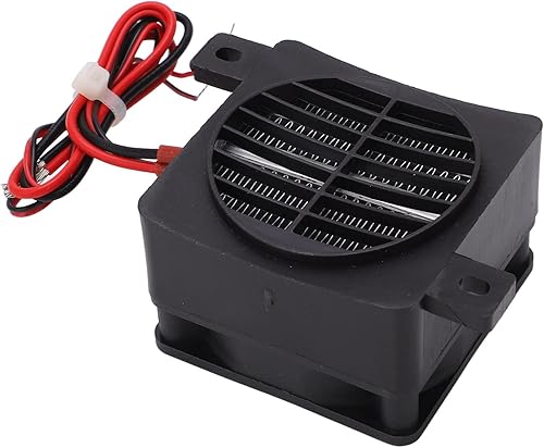 Miniatura 1 de Calentador de ventilador PTC, DC12V 50W temperatura constante mini calentador de aire de ventilador PTC para espacios pequeños