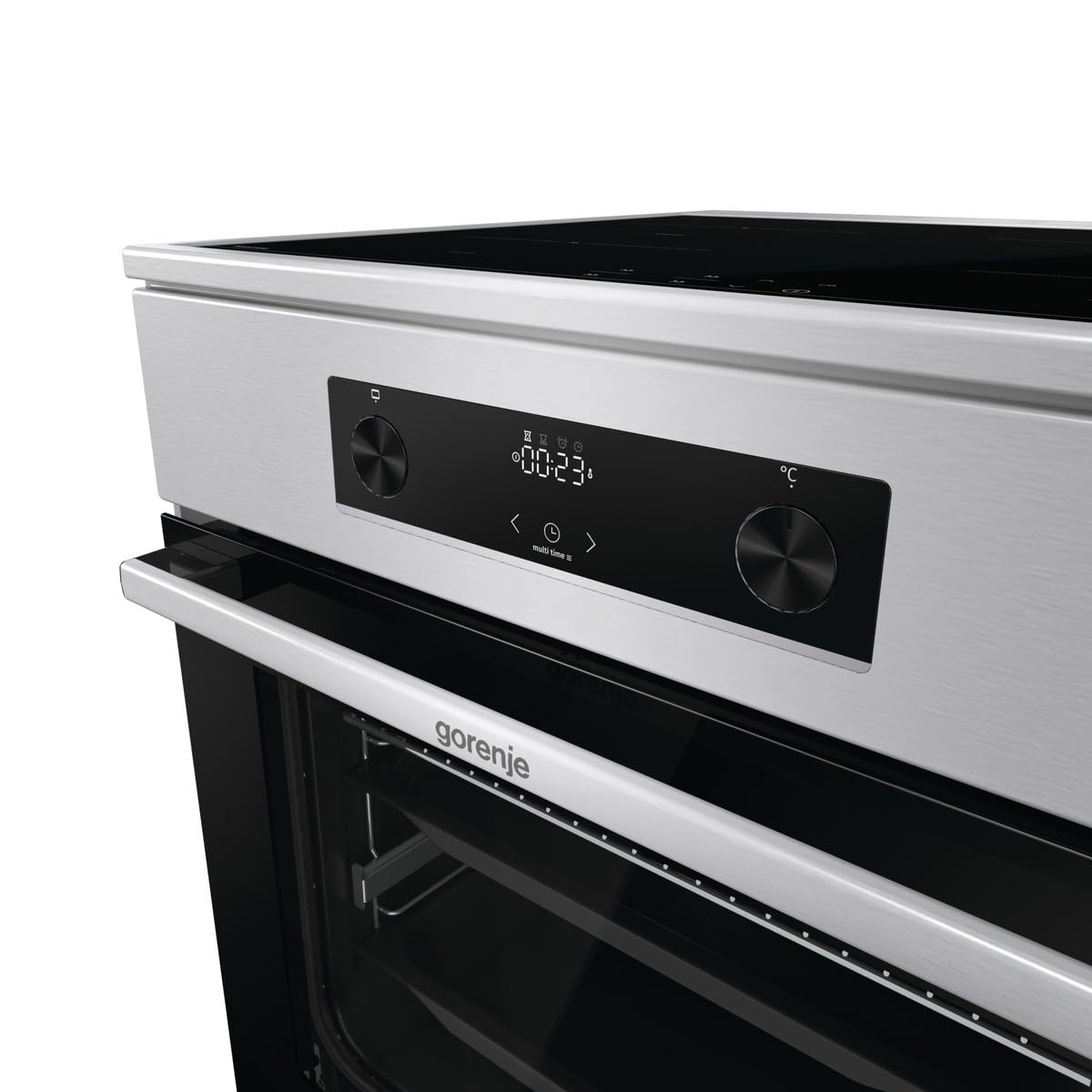 Gorenje GEIT6C60XPG Elektro Standherd 60 cm 71 Liter Induktionskochfeld Edelstahl