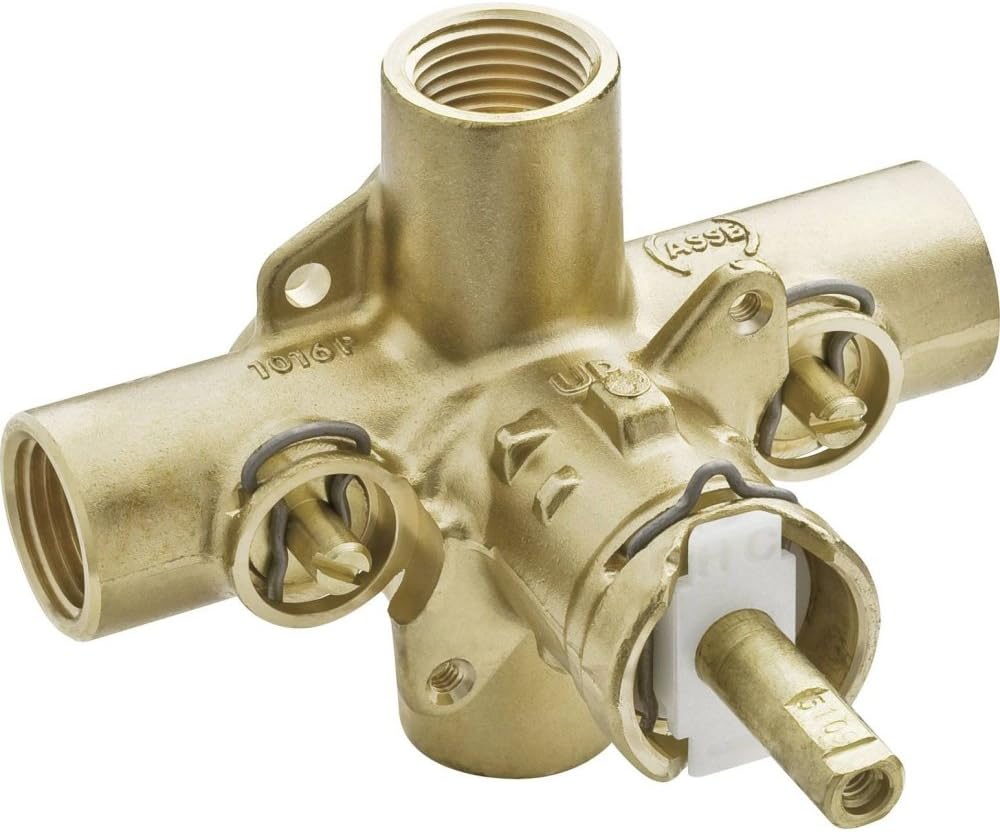 Moen PosiTemp Rough In Pressure Balancing Cycling Shower Valve with Stops, 2590
