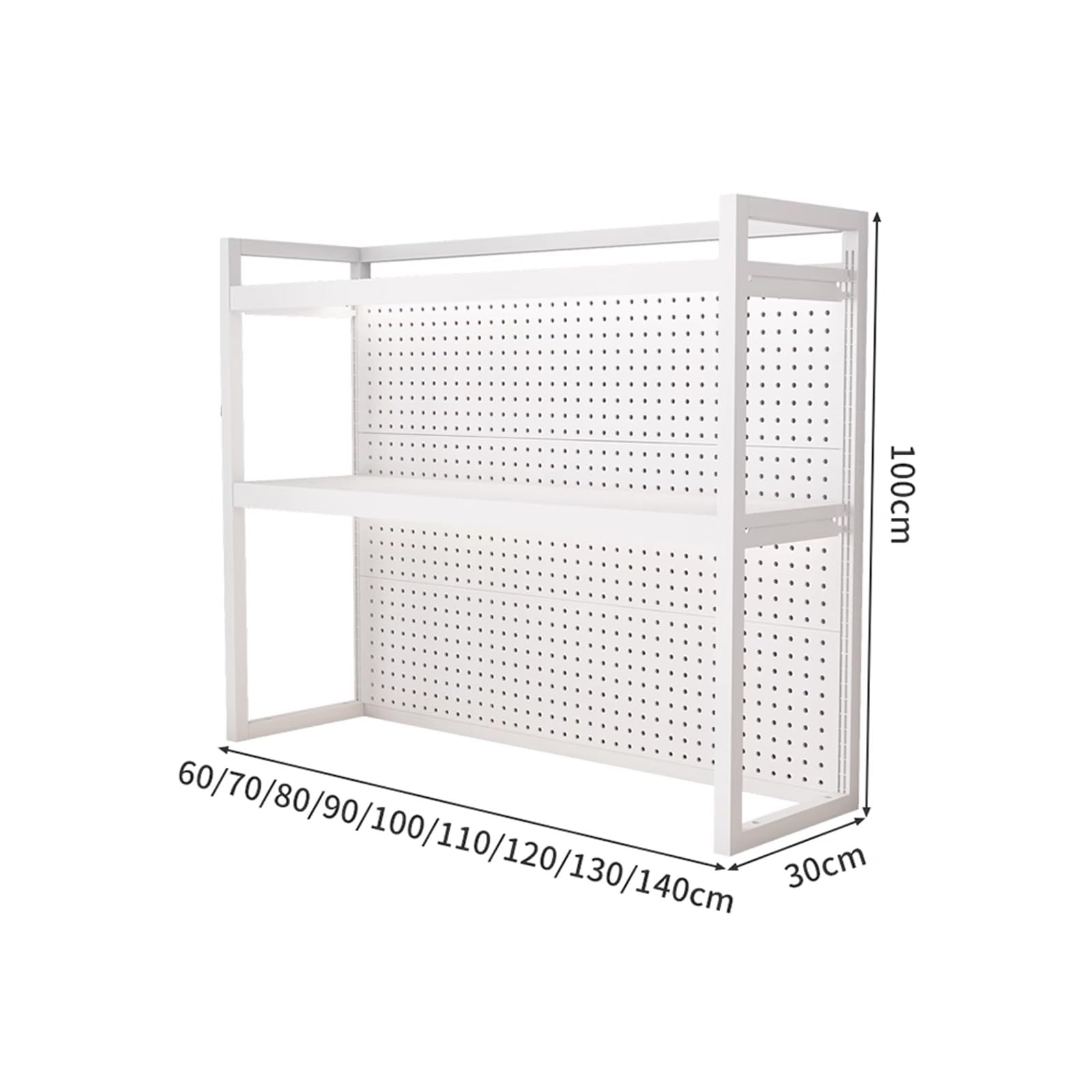 Bücherregal Schreibtisch Organizer 100 cm Höhe Platzsparend Tischregal Schreibtisch Monitor Leicht zu Reinigen für Home Office, Wohnung(Black,80cm)