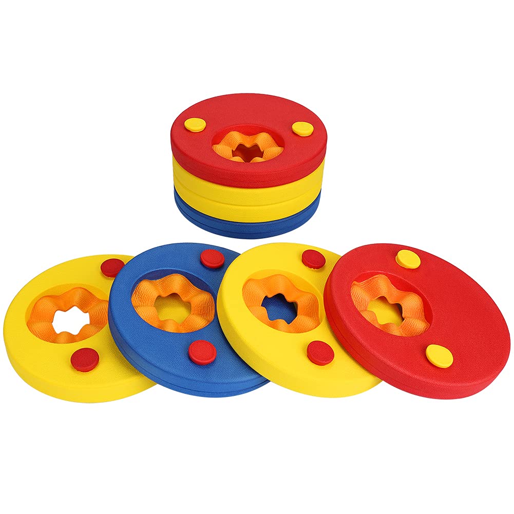 SKYSPER Arm Bands Swimming Float Discs Kids Foam Armband Pool Set for Swim Learning(8 pcs/Set)