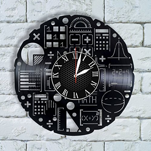 Science Wall Art Gift Scientist Wall Clock Science Charm Math Decor Physics Gift Math Poster Science Project