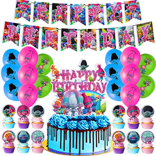 Party Supplies - Kids Birthday - Trolls - Parties Plus