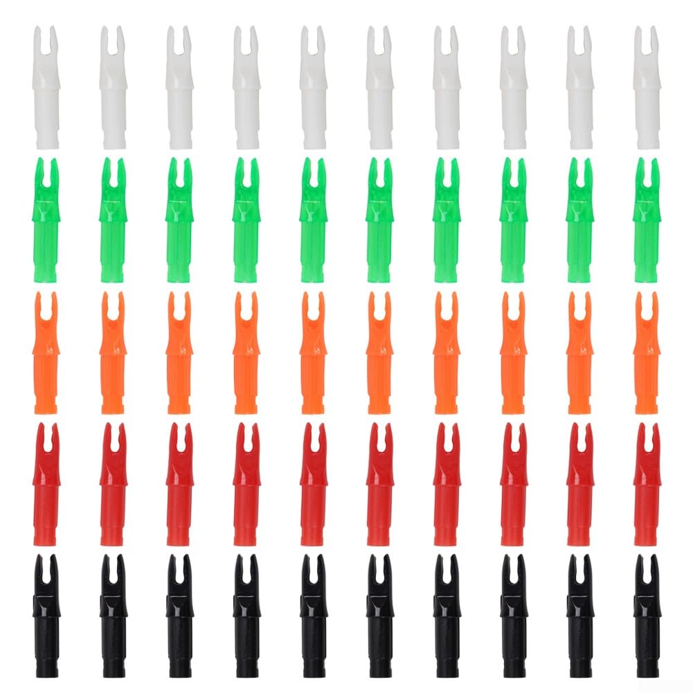 ARMYJY Professional Grade Arrow Nocks, Pack of 50, Enhance Your Archery Performance