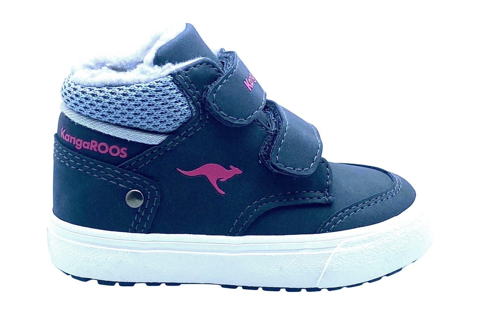 KangaROOS Mädchen Kavu Primo V Sneaker, Dk Navy Fandango Pink, 27 EU