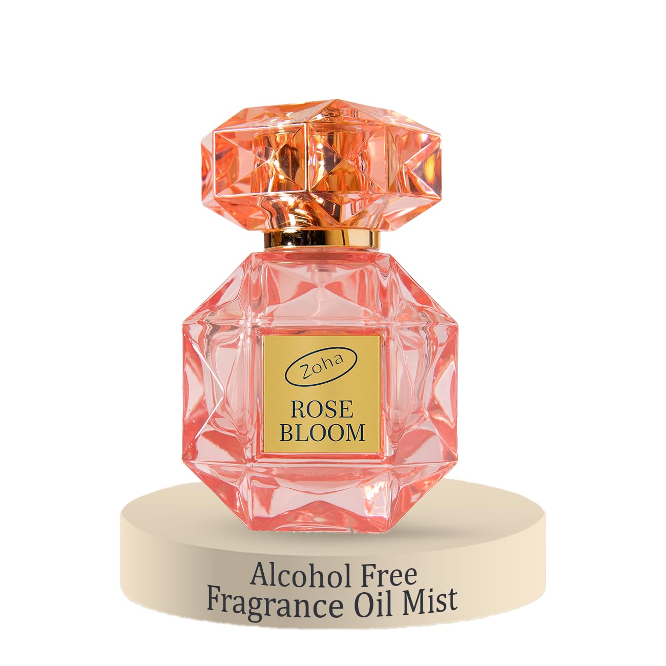 Zoha Rose Bloom - Rose Perfume for Women and Men, Alcohol Free Fragrance Oil Mist, Natural Clean Travel Size Parfum, 30ml Spray