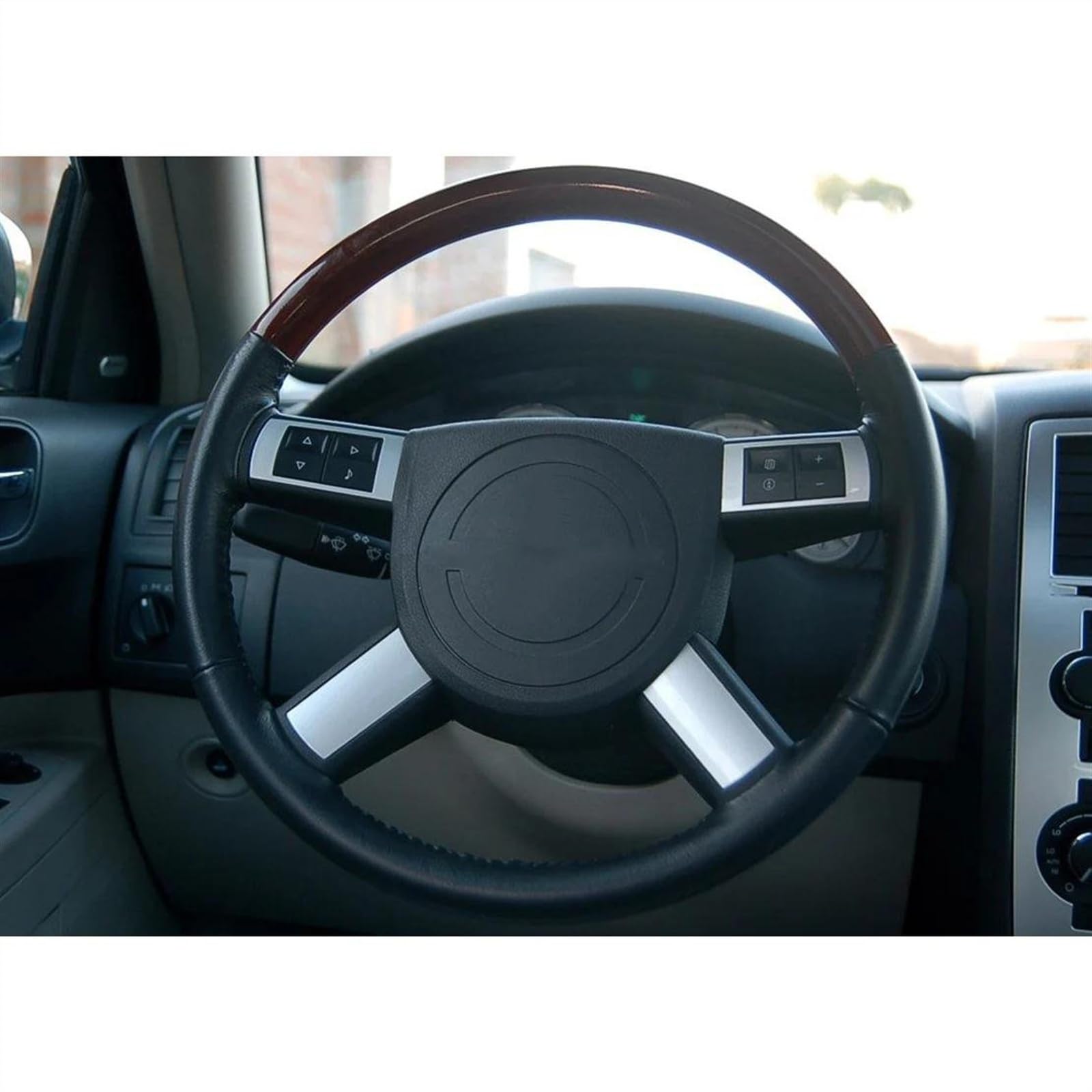 Compatibile con Dodge per Charger 2006 2007 2008 2009 2010 2 Pezzi Accessori per Auto Pulsante Interruttore di Controllo del Volante Parti Interne Accessori Auto