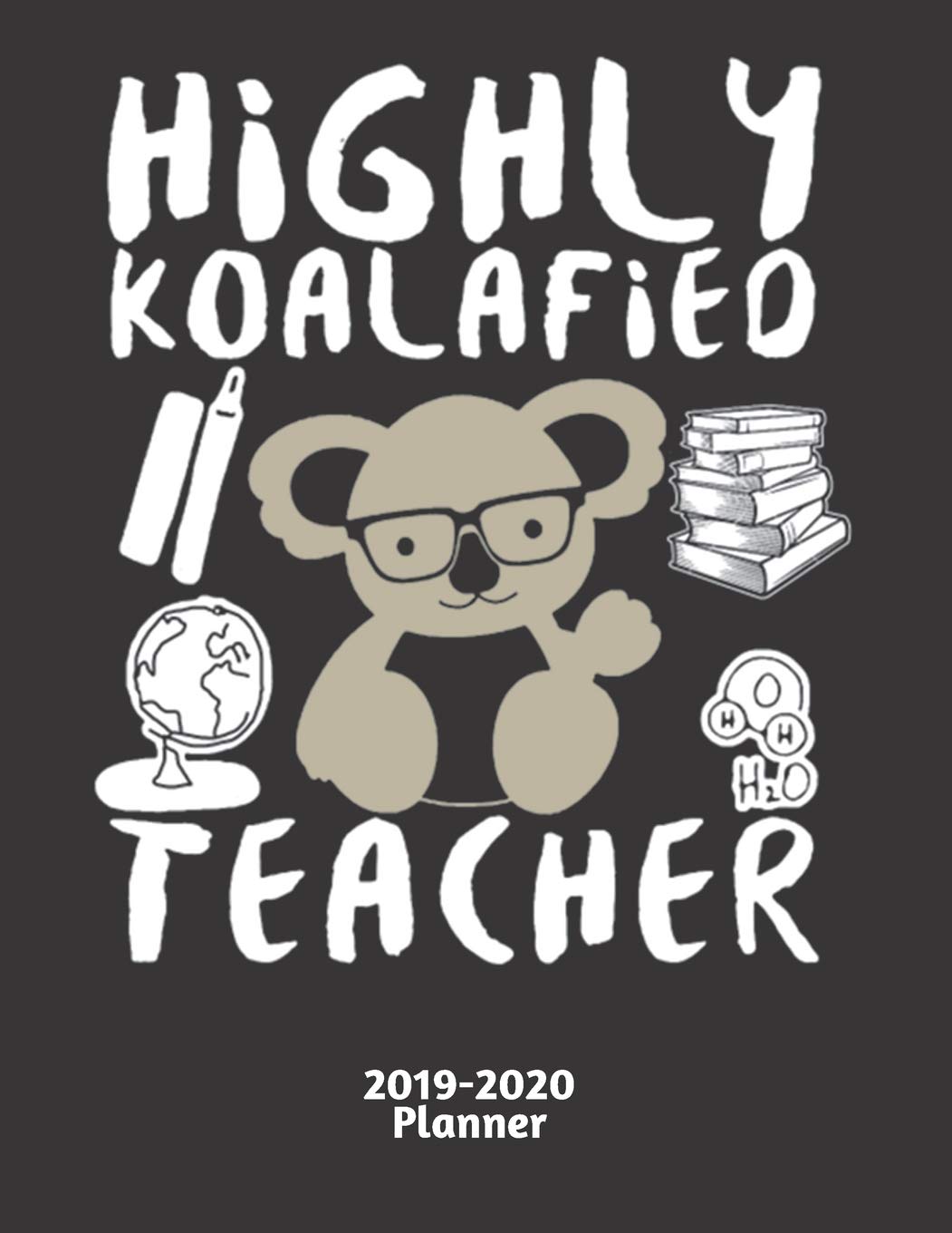 Highly Koalafied Teacher: Lesson Plan Books for Teachers and Homeschool Moms July 2019- June 2020 | Academic Calendar Daily, Weekly and Monthly Teacher Planner 2019-2020