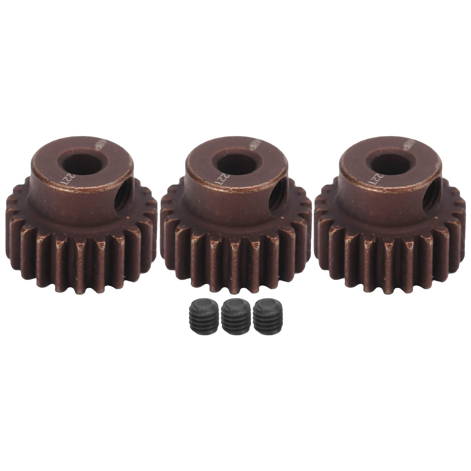 48DP 3.175mm 12t 13t 14t 15t 16T 17t 18T 19T 20T 22T 24T 25T Pignone in metallo in acciaio nero Ingranaggio motore per 1/10 Rc Modello di auto  26