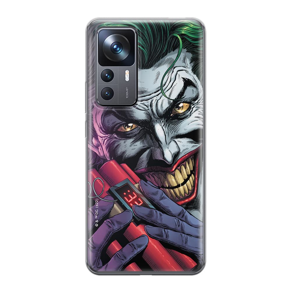 Custodia Ufficiale DC Justice League Per Xiaomi 12T/12T Pro – Cover In TPU Con Licenza Originale, Parzialmente Trasparente