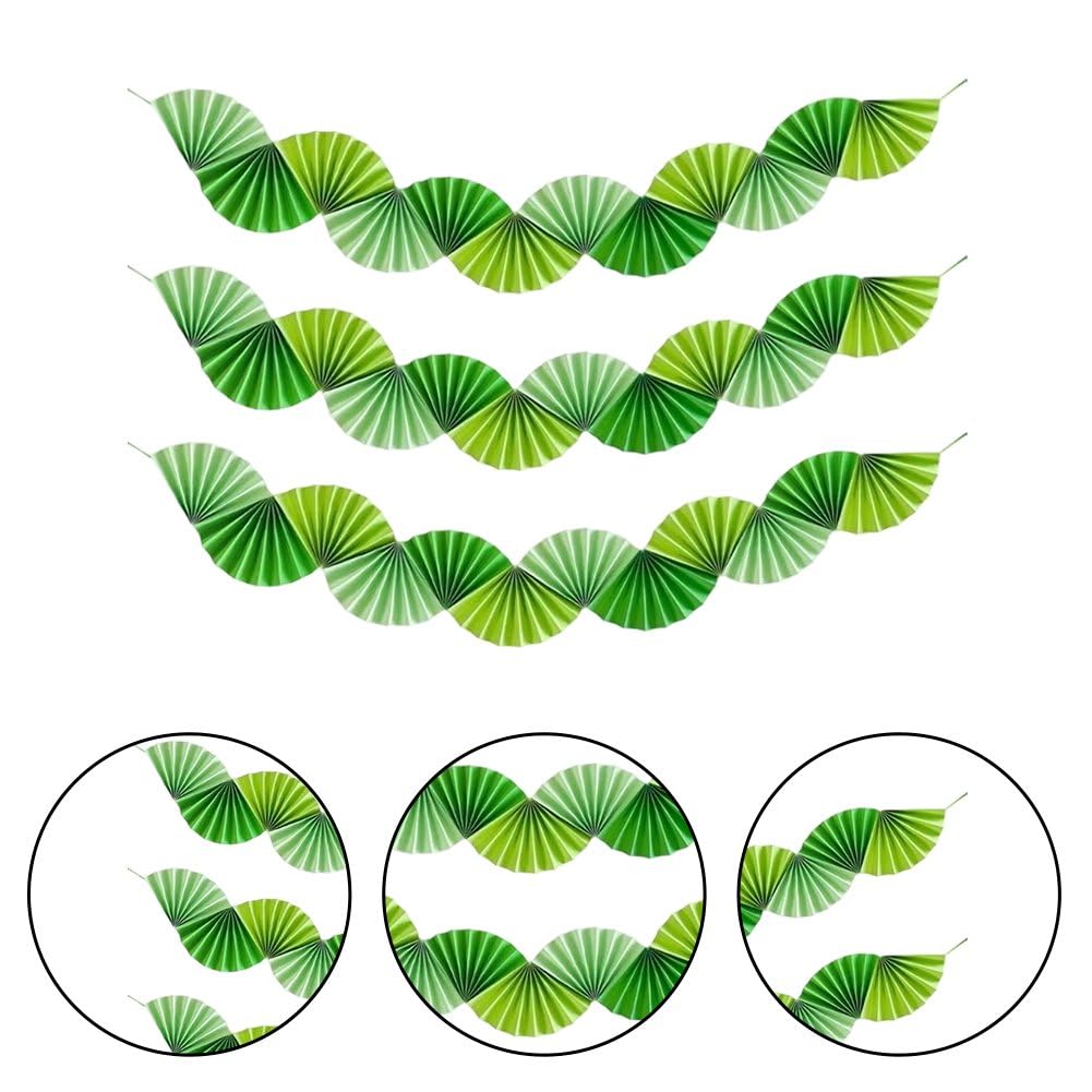 Girlanda z proporczykami, flagi festiwalowe, wachlarze papierowe, baner urodzinowy, wielokolorowe flagi w kształcie wachlarza, papierowe girlandy, dekoracje ścienne sufitowe, impreza