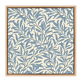 SIGNWIN Framed Canvas Wall Art Leaves Pattern Canvas...