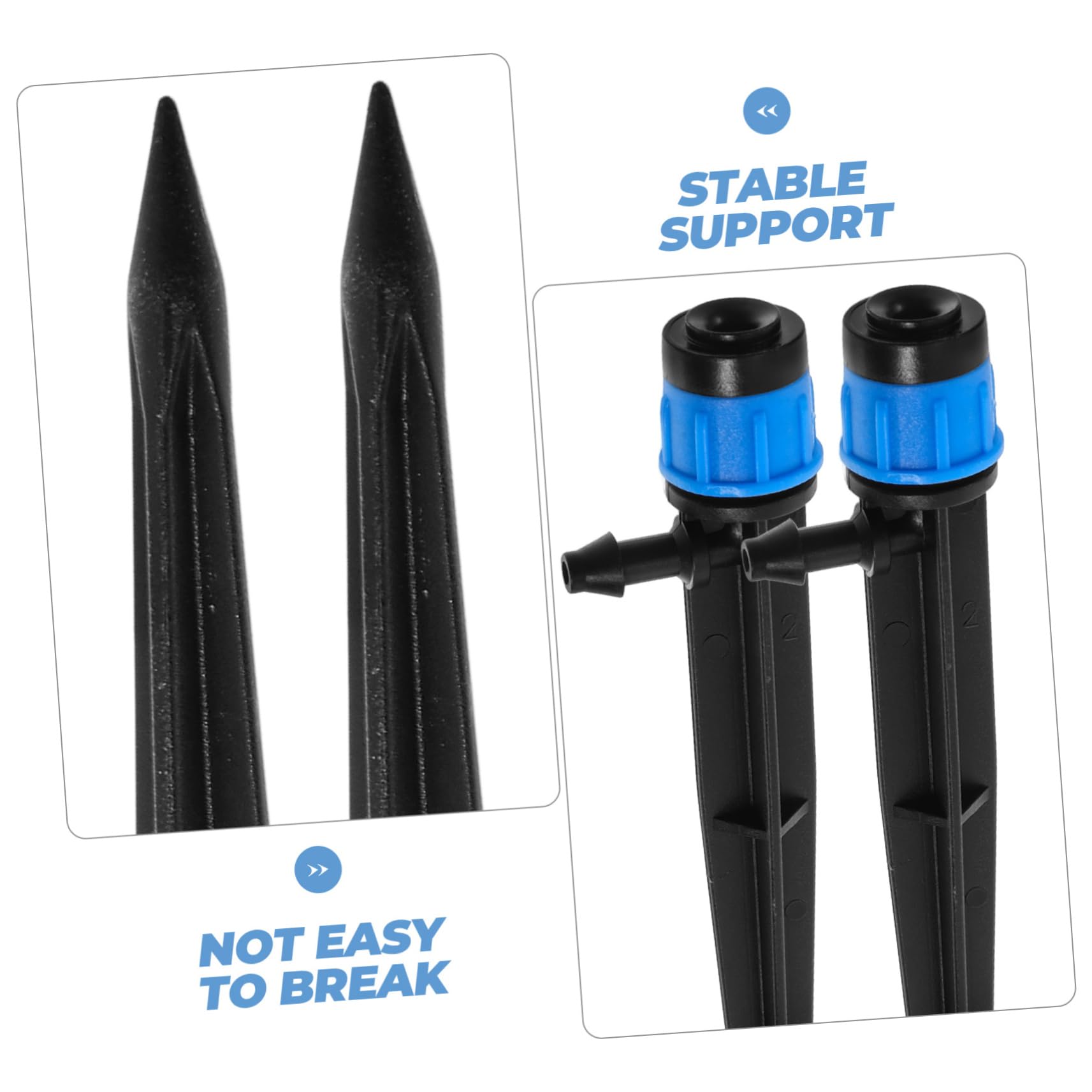 Levemolo Drip Irrigation System Parts 50pcs Drippers for Drip Irrigation Garden Sprinkler Heads Efficient Water Coverage