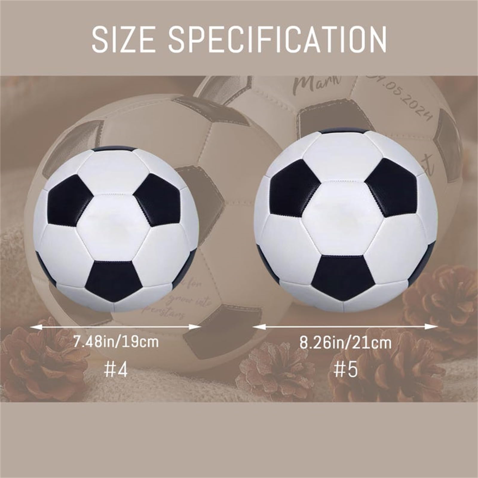 Balón de fútbol personalizado con nombre y foto, regalo personalizado para hijo, hija, el mejor papá de todos los tiempos, regalos para papá
