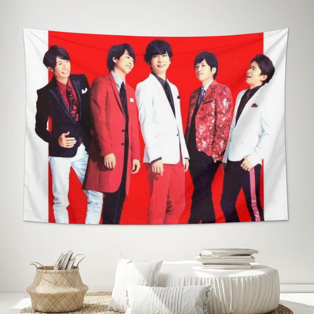 Amazon.co.jp: 嵐 あらし タペストリー 壁掛け 布ポスター 壁飾り