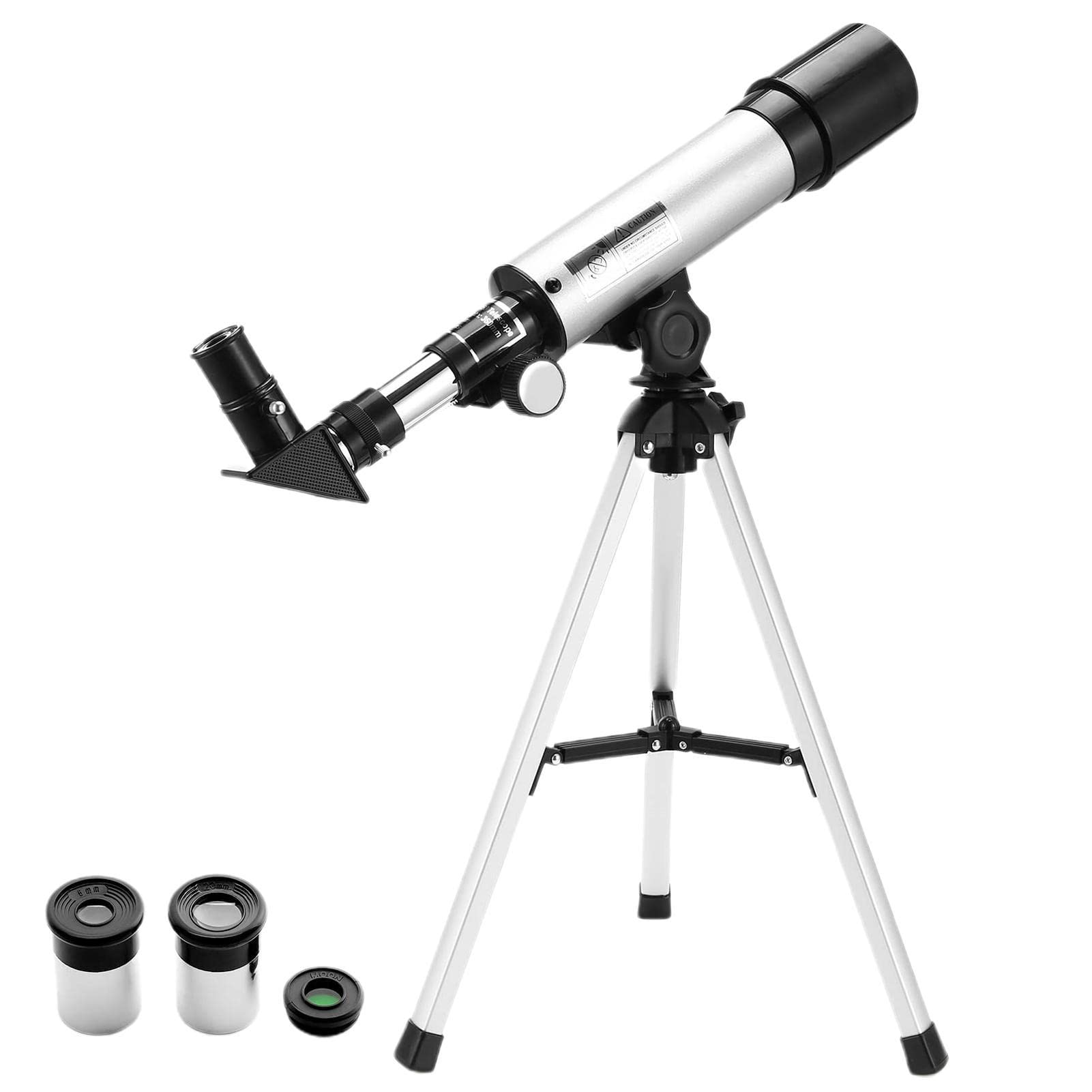 Bexdug Télescope Pour Enfants - Télescope D'Bureau 90X Avec Trépied Pliable - Chercheur Réglable Pour Enfants Avec Star Finder, Outils D'observation Des étoiles Débutants